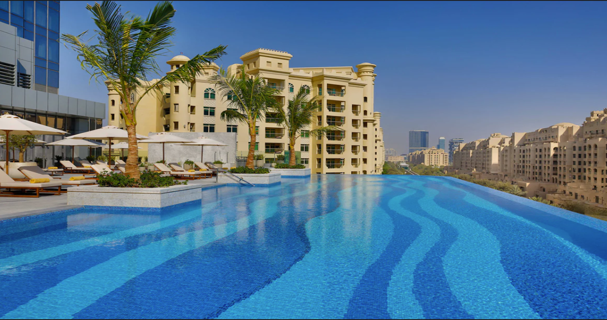 Infinity Pool overlooking the Arabian Gulf